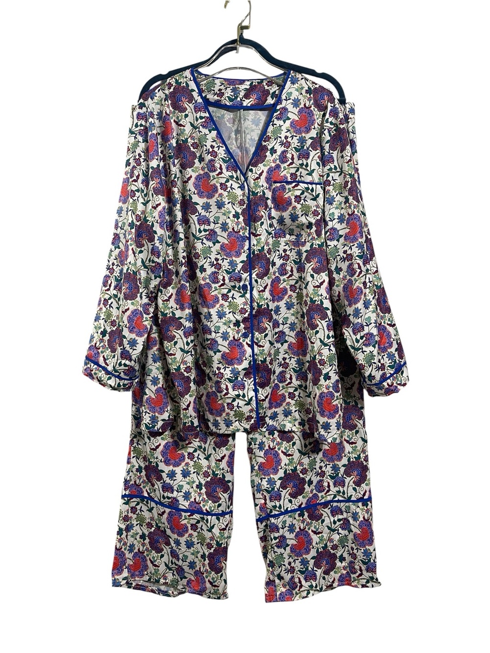 Summersalt Cloud 9 Floral Boho Two-Piece Pajama Pant Set